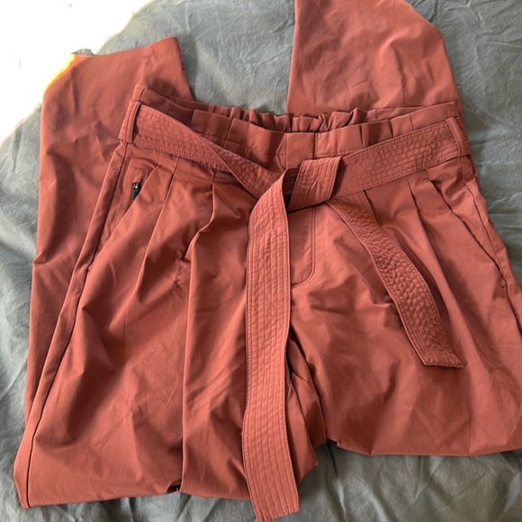Athleta Skyline II Pant – Burgundy Size 8 | Stretch Performance Fabric - Picture 2 of 9